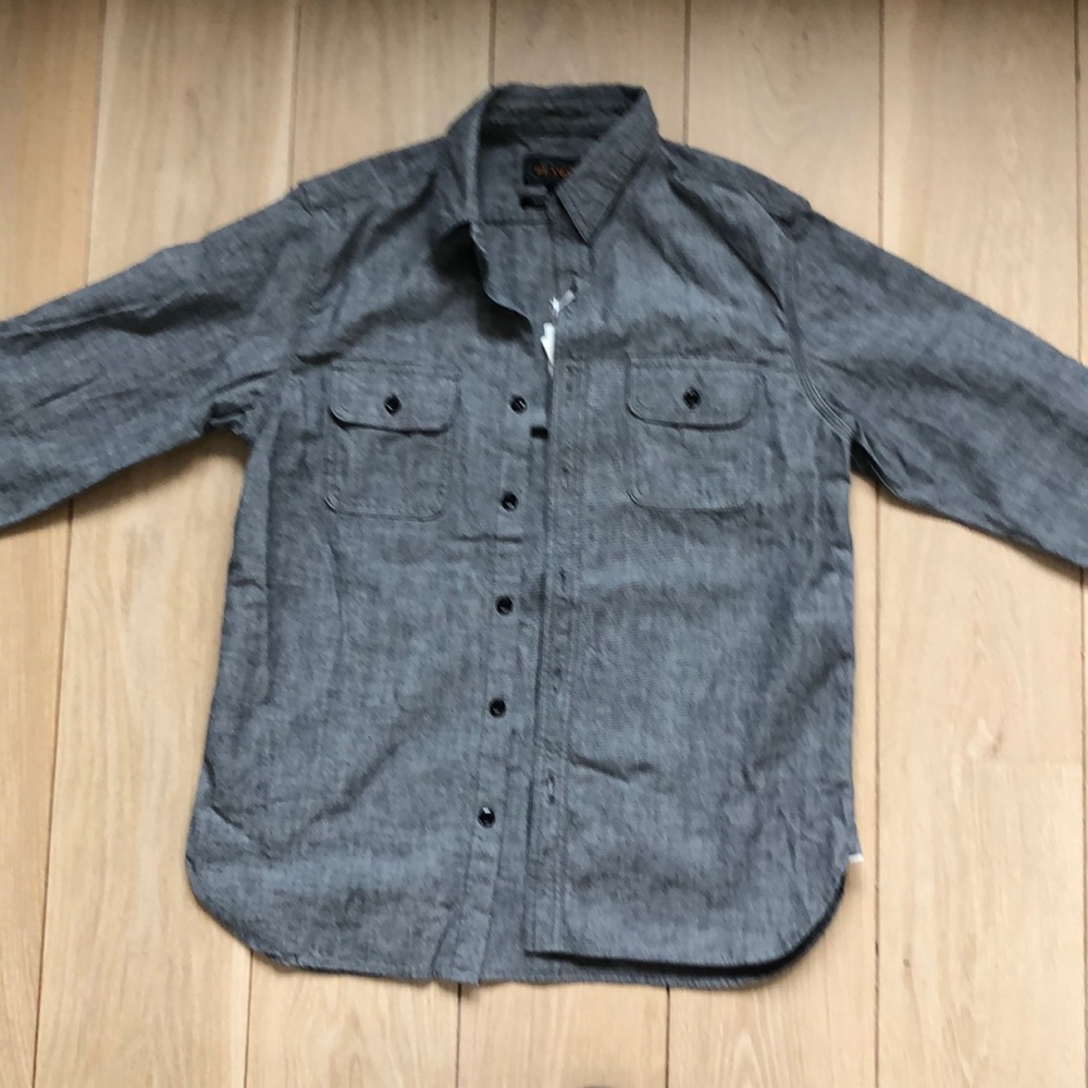 Black Chambray Work Shirt